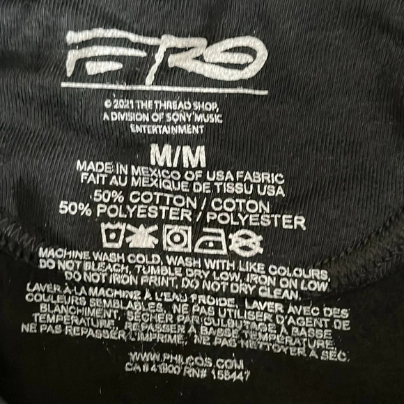 Philcos Asap Ferg Graphic Hoodie in Black - NEW - Size Medium - Picture 5 of 6